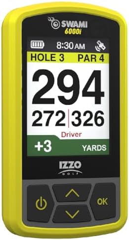Izzo Swami Golf GPS Rangefinder – Color Display & Scorekeeper
